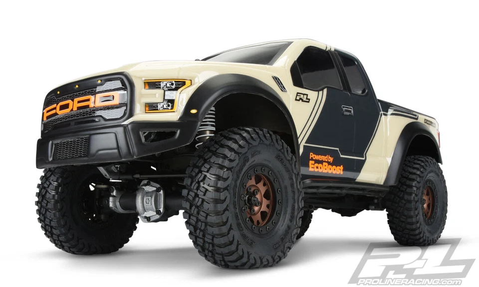 Pro-Line 3516-00 Clear Body Ford F-150 Raptor : SCX10 & 12.3" Wheelbase Crawlers - Image 4 of 4