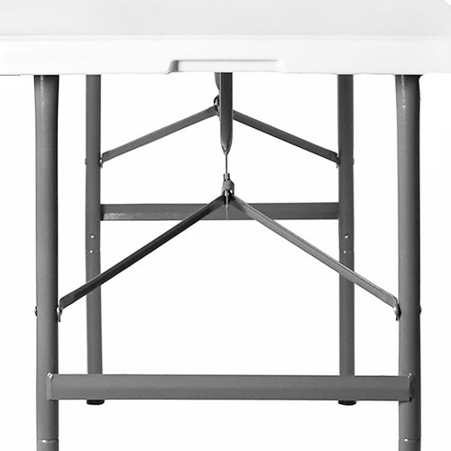 Party dinner Table 5 Pieces Set Folding 4ft Adjustable Table with 4 Chairs - Picture 9 of 18