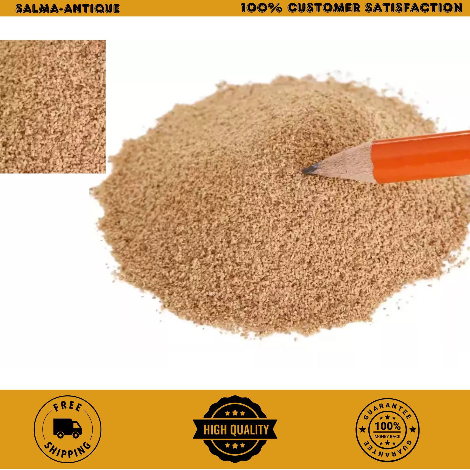 Fine Grit Box 10 lb. Walnut Shell Sandblasting Media, Walnut Grit for Blasting