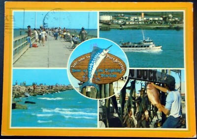 Multiple Views, Trawler, Fishing Pier, Jetties, Port Aransas, Texas