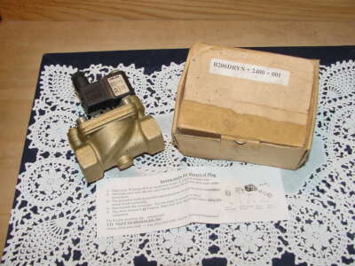 VTI  B206DBYN+2400+001, Solenoid Valve, 110/120V 50/60Hz, Bronze, 3/4 NPT, NEW!