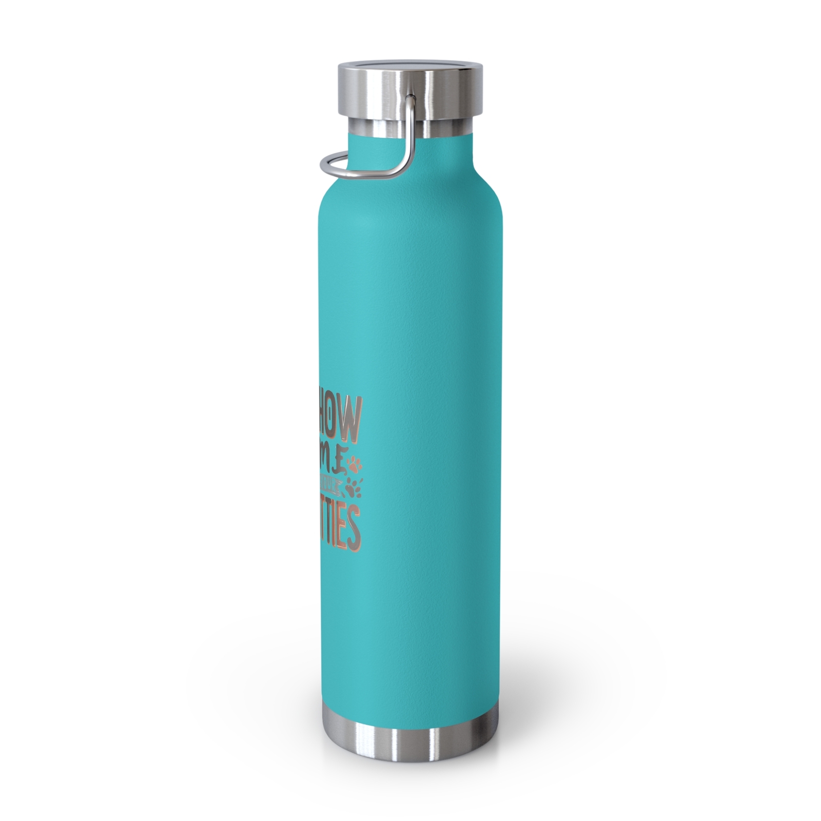 Show Me Your Pitties Pitbull Copper Vacuum Insulated Bottle, 22oz
