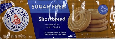 Voortman Bakery SUGAR FREE Shortbread Cookies 8 Oz Pack NEW FREE SHIPPING