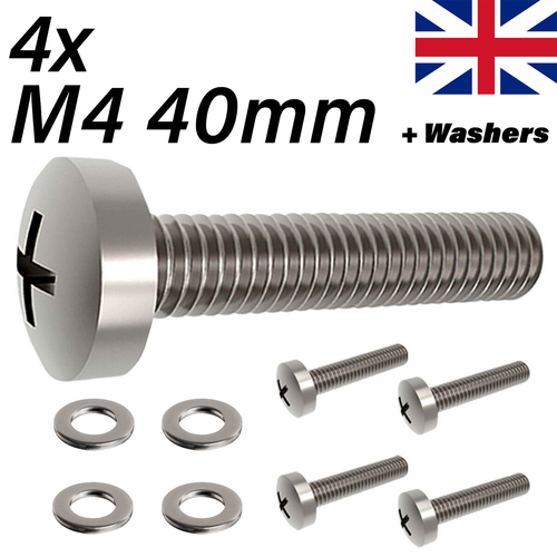 Mounting Screws, M4 M5 M6 M8 Bolts fit MOST SONY SAMSUNG LG TV Wall