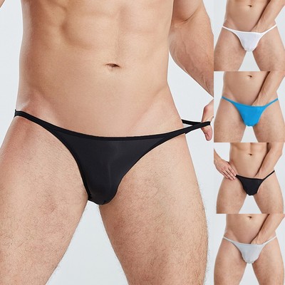 Sexy Low Rise Mesh Slip Tight Unterwäsche GString Tangas T Back für Männer