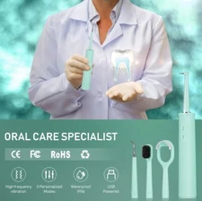 Oral Cleaning Care Electric Teeth Cleaner Ultrasonic Dental Tooth Cleaner for Ho