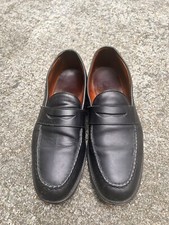 Allen Edmonds Potomac Penny Loafer Leather Dress Shoes Size 12 D Blk