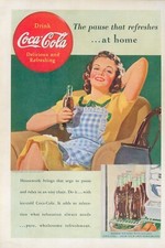 مقتنيات وفنون Coca-Cola 1939 Housewife