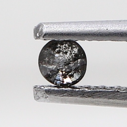 Natural Diamond Salt Pepper Diamond Round Brilliantcut 2.5MM 0.08ct - Picture 2 of 9