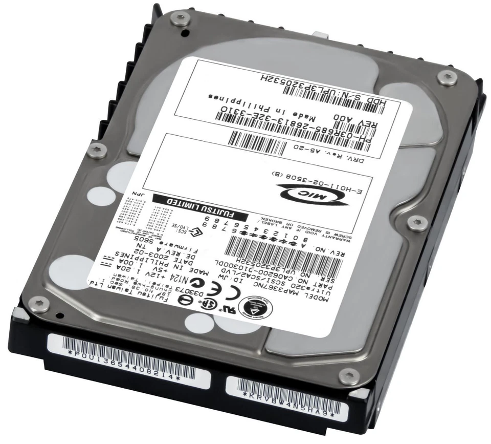 Hard Drive Dell 03R685 3R685 36GB 10000U/Min 8MB SCSI U320 MAP3367NC 3.5'' Inch - Image 2 of 3