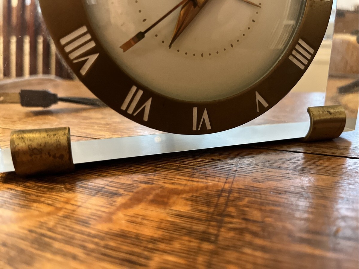 vintage mid Century telechron electric clocks/tested/70s