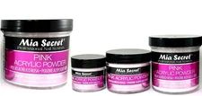 Mia Secret Pink Acrylic Powder 0.5 oz / 1 oz / 2 oz / 4 oz - CHOOSE YOUR SIZE