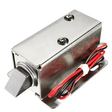 Electric Lock Solenoid Cabinet Drawer Door Lock 12V DC 1.1A Small Access Control