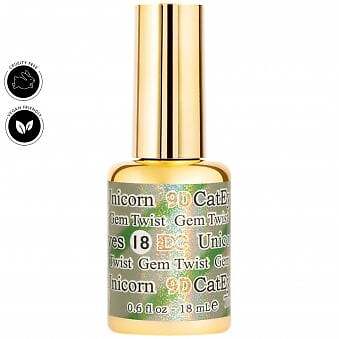 DND DC 9D Cat Eyes Gel Polish #18 - Gem Twist