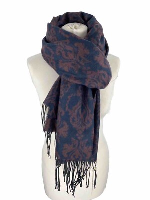 PIECES Schal Tuch Winter Warm Dick Damen Fransen Polyacryl v. Farben UVP: 19,95 