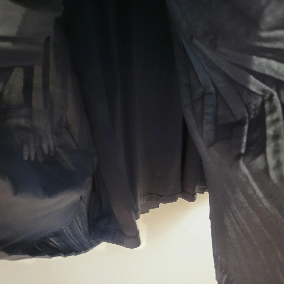 F&F Midi Skirt Size 10 Grey Pleated A Line Smart Work Office Boho Preppy Party - Image 2 of 4