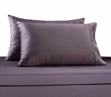 Grace Home Fashions 330 TC 100 Cotton Sateen King Pillowcases Lilac - 2 Pack