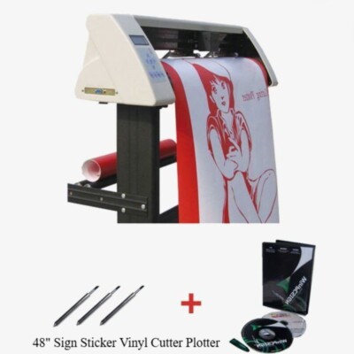 Contour Cut Function+Stand +Software W/ 48'' Sign Sticker Vinyl Cutter Plotter