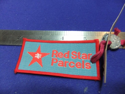 vtg badge br british rail arrows cloth red star parcel prototype pre production  - 第 1/3 張圖片