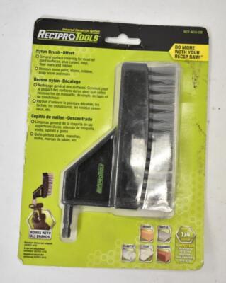 ReciproTools Nylon Brush Offset Replacement Head 4'' x 3'' Universal RCT-N10-OB