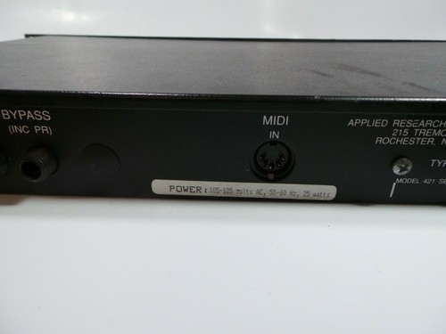 ART Multiverb LTX, Stereo, 16 Bit Multiple Effects Processor, FX, Vintage Rack - Picture 7 of 7