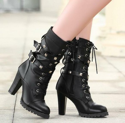ebay studded boots
