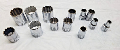 Proto Professional 13pc 1/2  Drive Socket Set USA