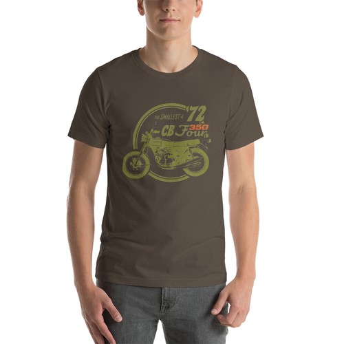 CB350F Logo/Silhouette Unisex T-Shirt - Picture 6 of 6