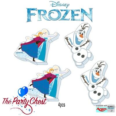 12 x Official Licensed DISNEY FROZEN Heart Erasers Anna Elsa & Olaf Party Bags