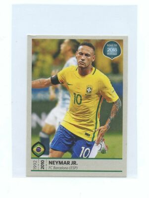 2018 Panini Road to Russia #320 Neymar Jr. World Cup Brazil Team