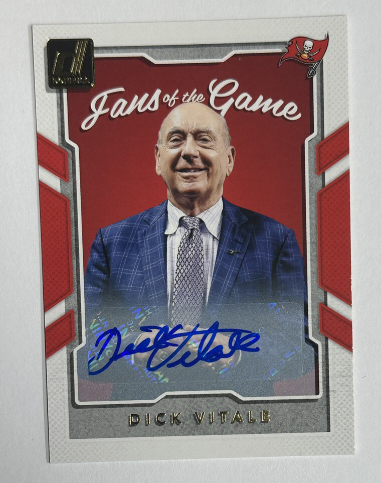 2017 Donruss Fans of The Game Dick Vitale Auto #5