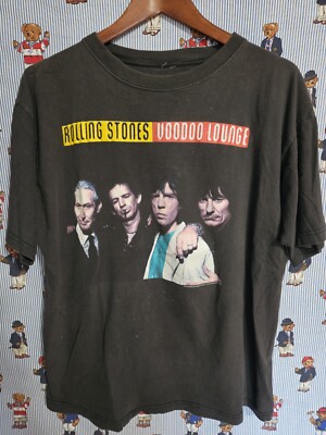 トップス ROLLING STONES WORLD TOUR 1994 BROCKUM Vintage ROLLING STONES T Shirt 1994 World Tour Brockum RARE