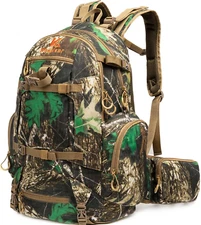 Hunting Backpack,Outdoor Gear Hunting Pack with Rain Cover,Durable Large Capacit