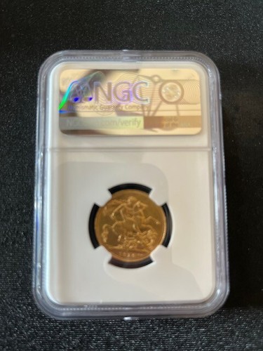 1915s , Australia , 1Sov , NGC , MS 63 - Picture 2 of 2