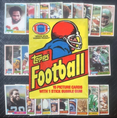 1981 Topps NFL FOOTBALL Trading Cards Complete Your Set U Pick Joe Montana 2/3