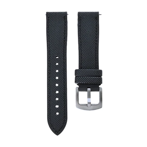 Elite Hybrid FKM Rubber Sailcloth Divers Watch Strap Band Two Piece 20 21 22 mm - Picture 46 of 94
