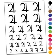 Astronomy Jupiter Astrology Planet Symbol Temporary Tattoo Water Resistant Set