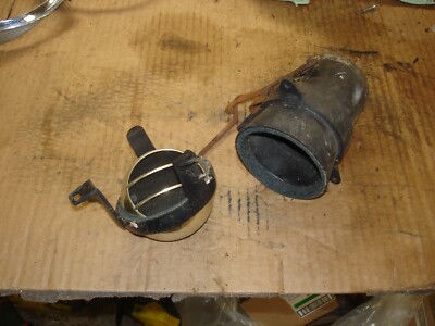 1977 CORVETTE LH FACTORY AIR DASH VENT & HOSE ADAPTER BRACKET ASSEMBLY GM OEM