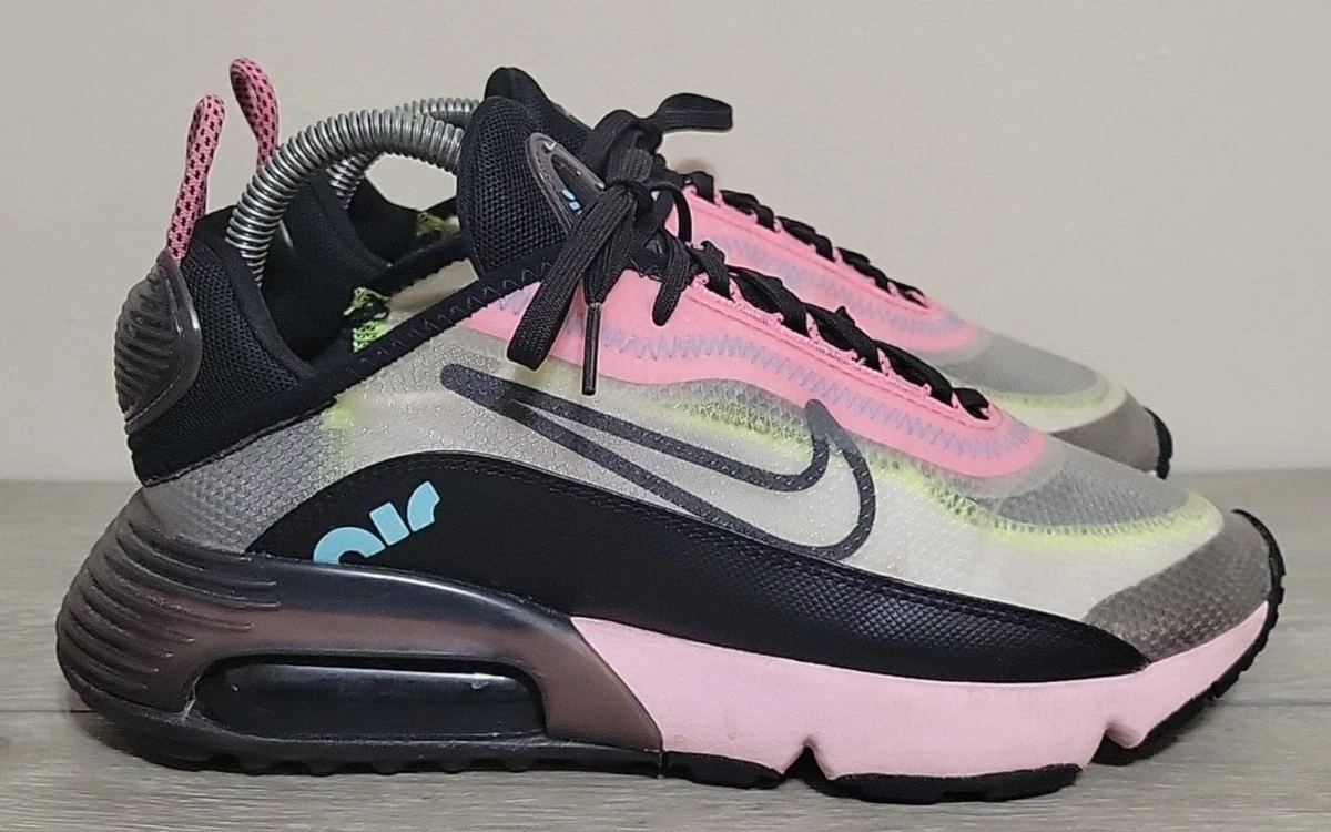 Nike air max 2090 white/black/pink foam/lotus 2025 pink women's shoe