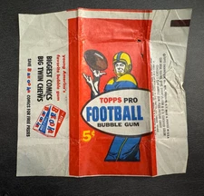 1957 TOPPS FOOTBALL 5 CENT WRAPPER