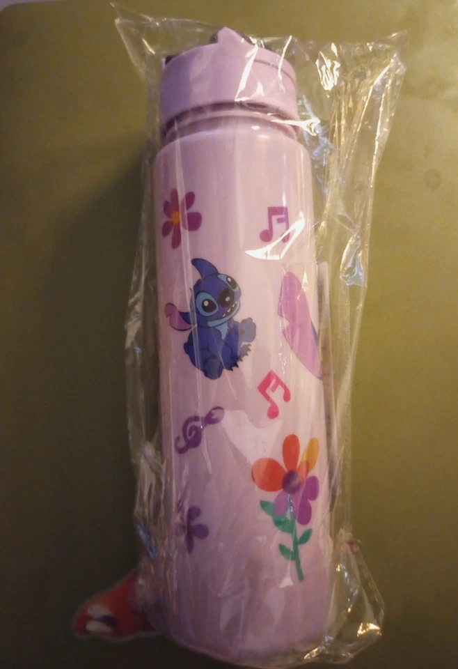 Botella de agua potable Stitch Foto 3 de 3