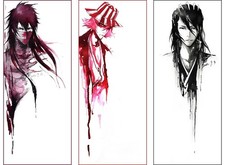 Anime bleach collage white background boys Custom Gaming Mat Desk