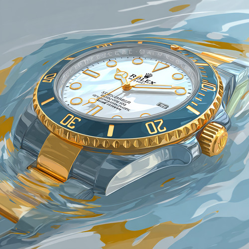 Rolex Submariner Starbuc 24x24 Giclée Art Print Ltd 1/25 Signed COA Rombley C12