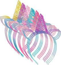 18Pcs Unicorn Birthday Party Favors Unicorn Headbands for Girl Halloween Christm