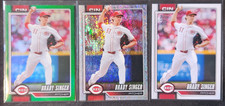 BRADY SINGER 3-LOT 2026 Topps 75 Years GREEN HOLO FOIL /99 + HOLO/Base #282 REDS