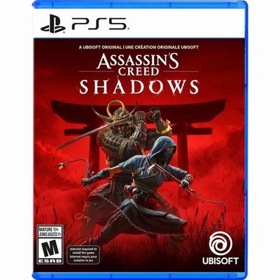 Assassins Creed Shadows PS5 PlayStation 5 Game Ubisoft Samurai Shinobi Disc New