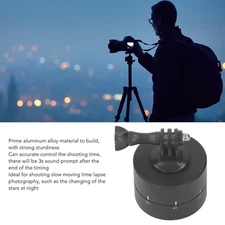 Camera Time Lapse Stabilizer Panoramic Panning Base 360 Degree Rotation