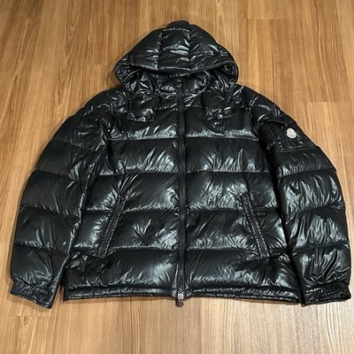Authentic Moncler Maya Men s Down Puffer Jacket Size 7 XXXL Black