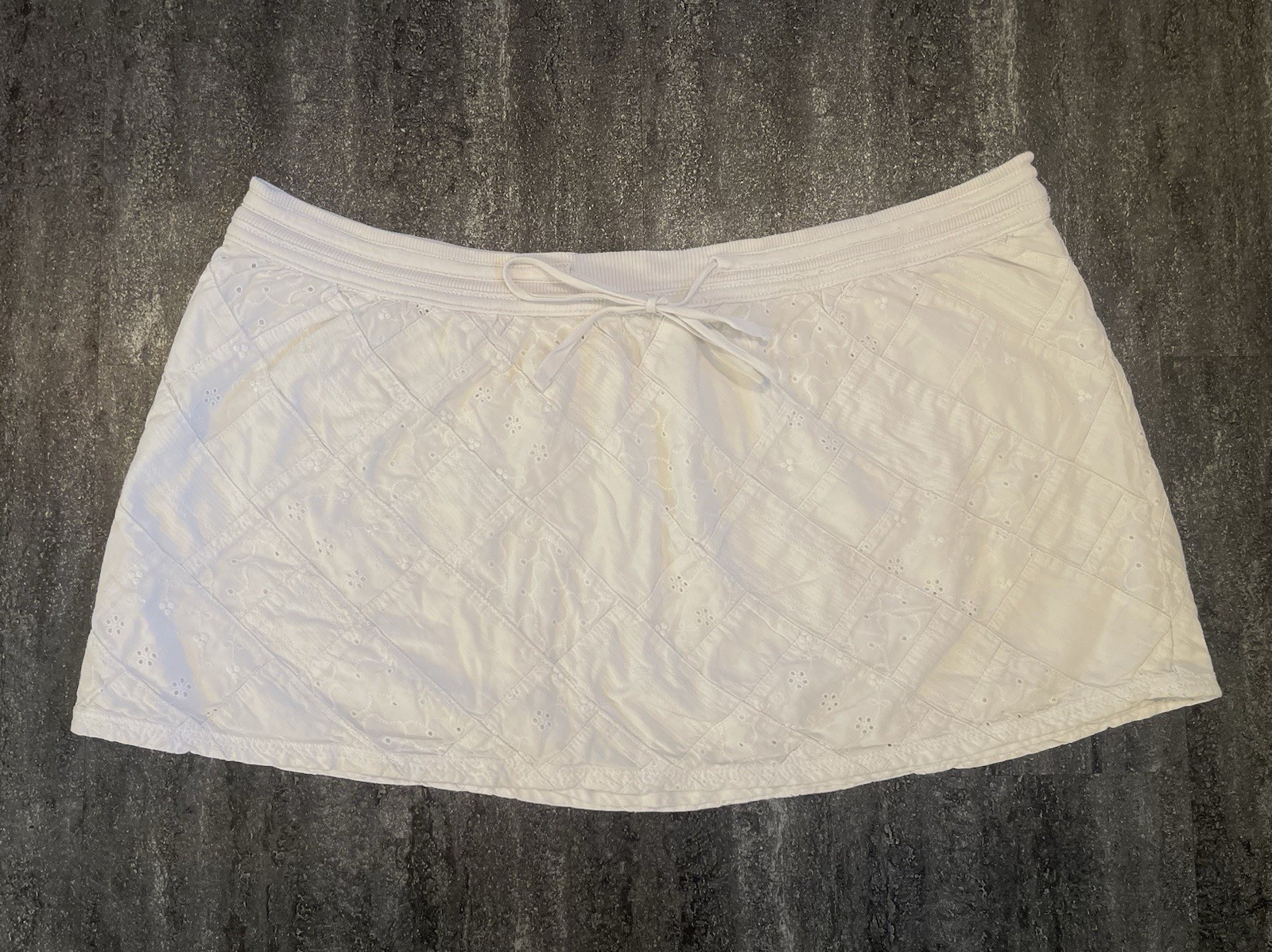 American Eagle Y2K Boho Patchwork Mini Skirt Size… - image 1