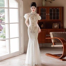 Evening dress performance dress fishtail dress